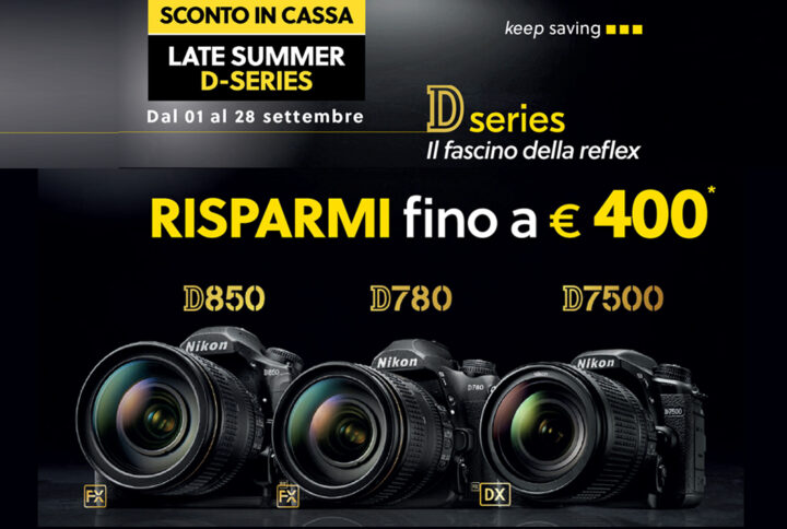 Nikon Reflex Yellow Selection: fino a 400 € di sconto